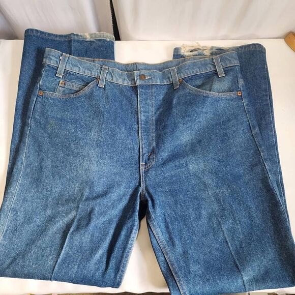 Levi's Orange Tab 70's Vintage Work Jeans Approximate Size 40 - Picture 3 of 12